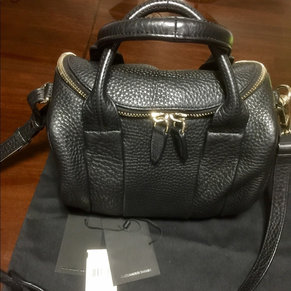 Alexander Wang Rockie Black & Gold